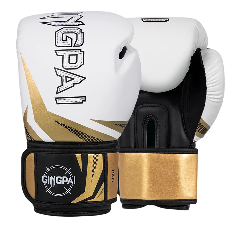 MW Elite 3.0 Boxing Gloves - White Gold