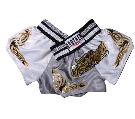 MW Classic Muay Thai Shorts - White Gold