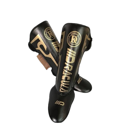 MW Shock Shin Guards - Black Gold