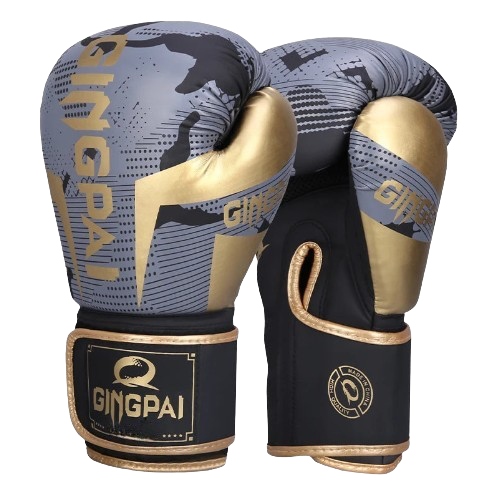 MW Camo Boxing Gloves - Gold