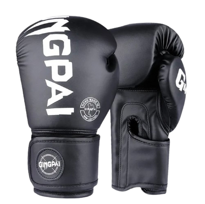 MW Elite Boxing Gloves - White Black