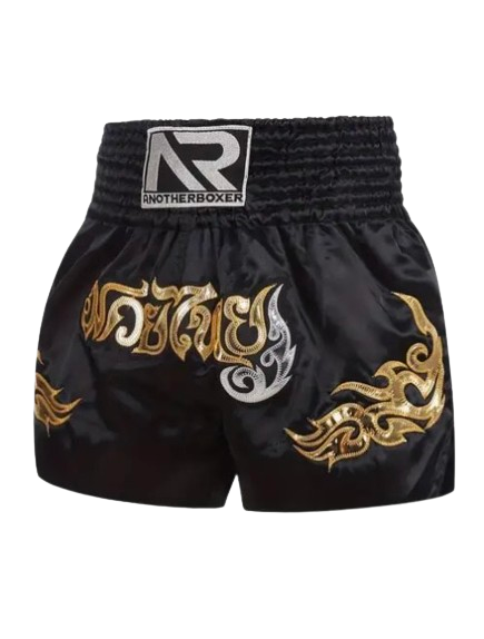 MW Offensive Muay Thai Shorts - Black Gold