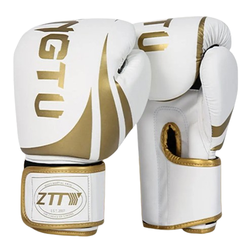 MW Rival Boxing Gloves - White Gold