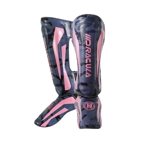 MW Shock Shin Guards - Pink Camo