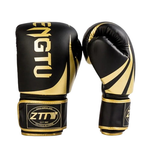 MW Rival Boxing Gloves - Gold Black