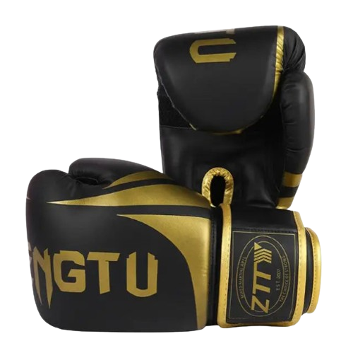 MW Rival Boxing Gloves - Gold Black