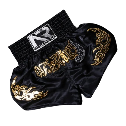 MW Offensive Muay Thai Shorts - Black Gold