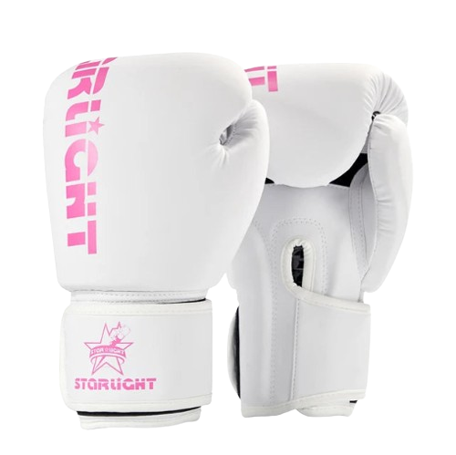 MW Shock Boxing Gloves - White/Pink