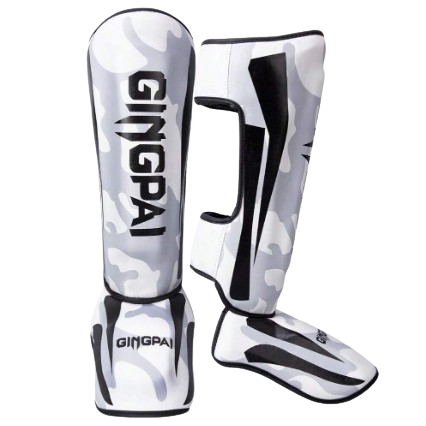 MW Camo Shin Guards  - White