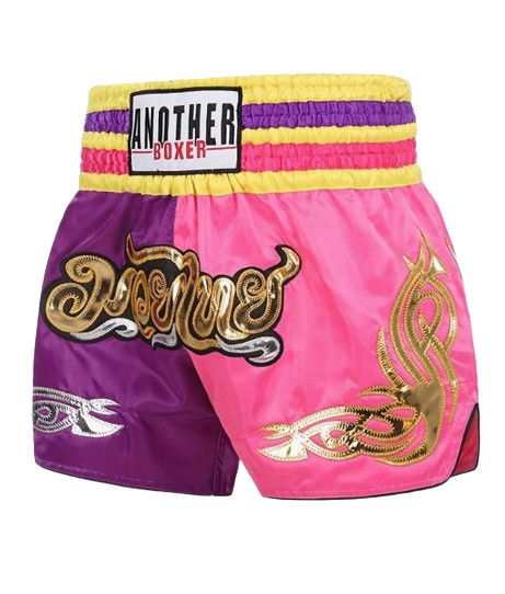 MW Classic Muay Thai Shorts - Purple Pink