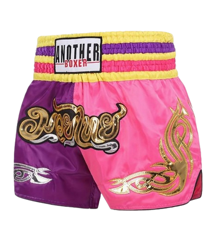 MW Classic Muay Thai Shorts - Purple Pink
