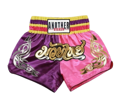 MW Classic Muay Thai Shorts - Purple Pink