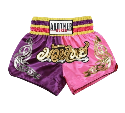 MW Classic Muay Thai Shorts - Purple Pink