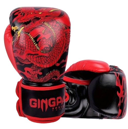 MW Dragon Boxing Gloves - Red