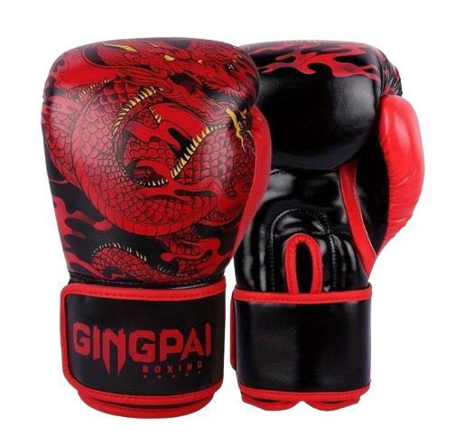 MW Dragon Boxing Gloves - Red