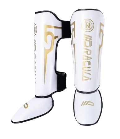 MW Shock Shin Guards - White Gold