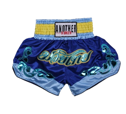 MW Classic Muay Thai Shorts - Sea Blue