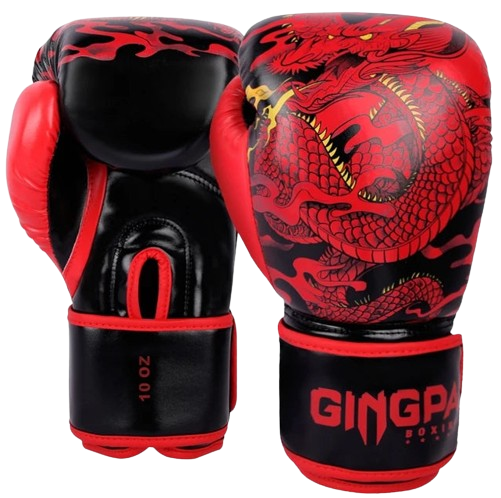 MW Dragon Boxing Gloves - Red